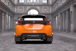 Toyota GR Yaris Mud Flap - Rally Armor - UR Series w/Red Logo - Black - `20-`25 Toyota GR Yaris Mud Flap - Rally Armor - UR Series w/Red Logo - Black - `20-`25